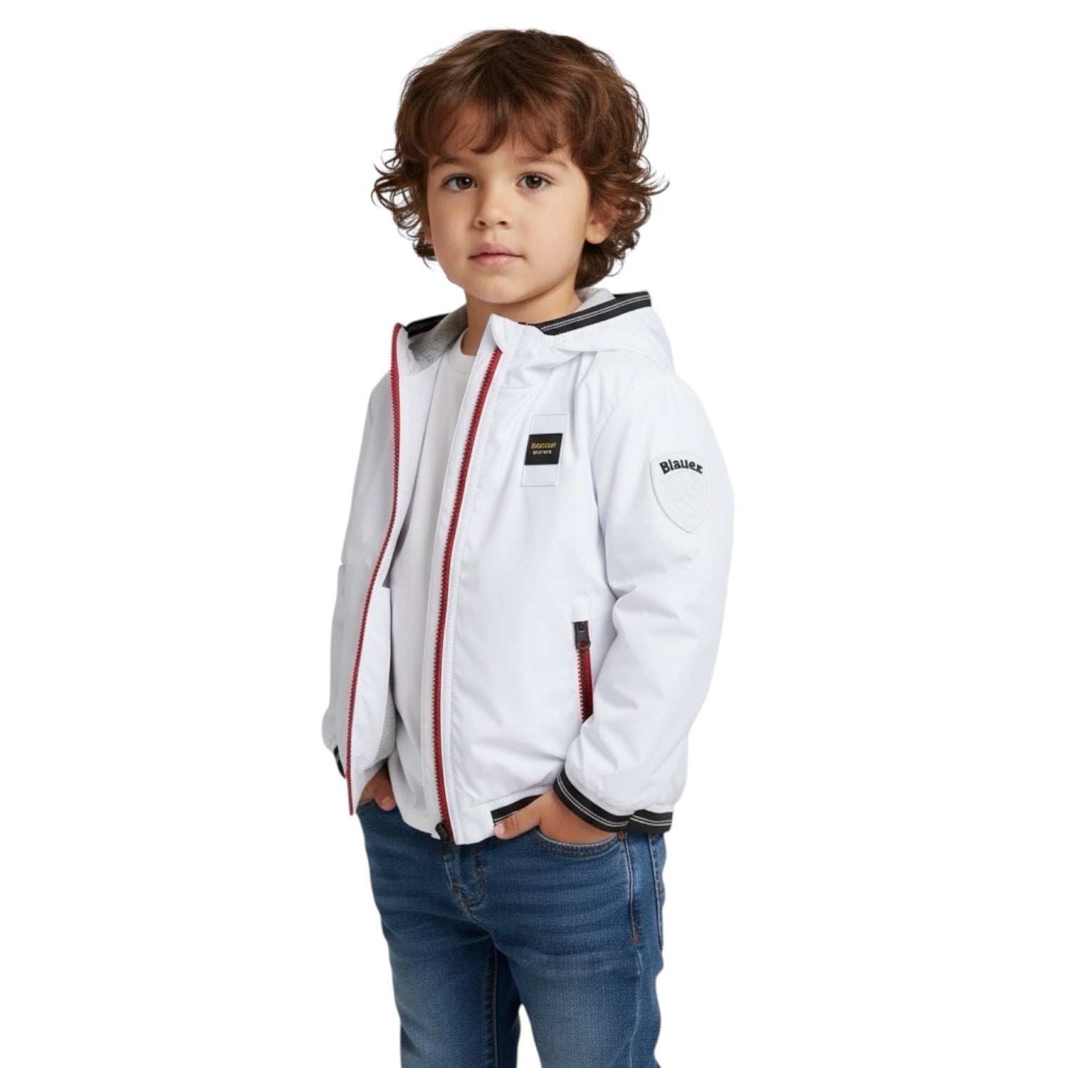 26SBLKC11401 - Giubbino antivento blauer - Blauer